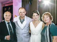 Никола Рыжак с семьей