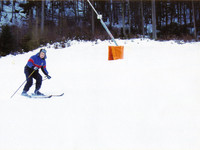 Н.И. Рыжак на горных лыжах
