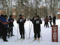 Лыжный кросс в системе ФСКН (занял 1-е место). 2004 год